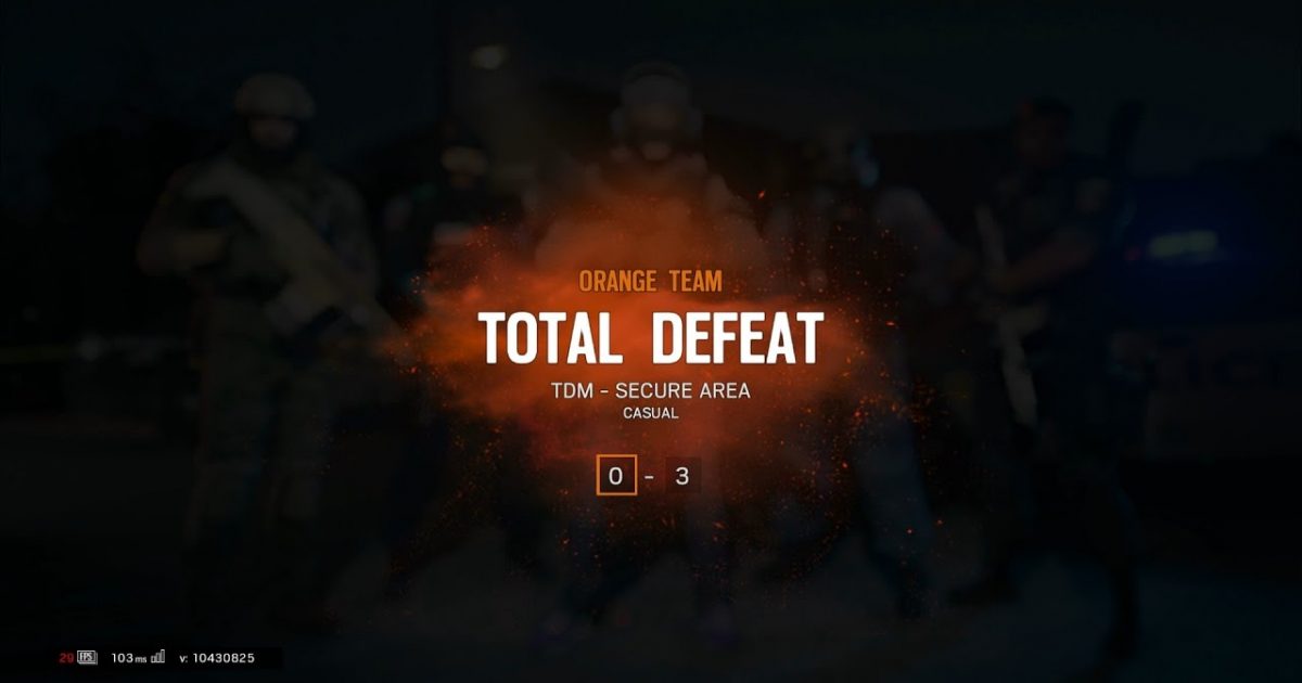 Total defeat