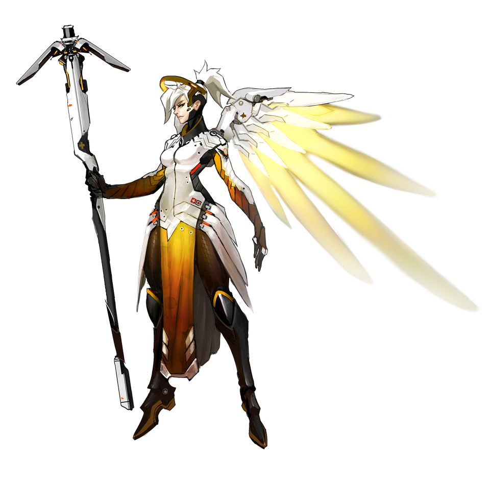 Mercy vẫn tiếp tục sự nghiệp của mình mặc dù Overwatch đã giải thể