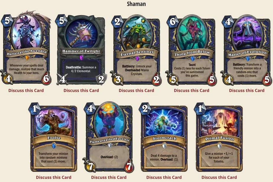 shaman card