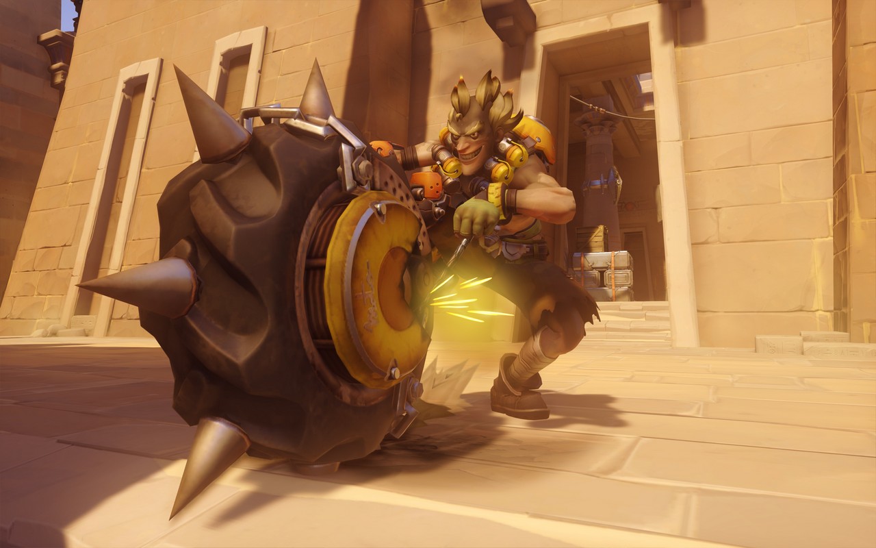 Junkrat rất mạnh khi spam vào những chỗ chật hẹp mà Symmetra hay đặt Sentry Turret hay Teleporter