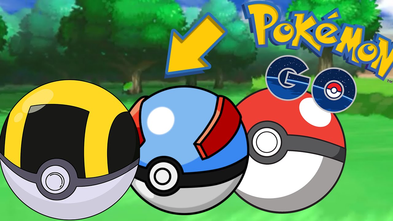 Poke Ball chia thành nhiều loại với chất lượng khác nhau