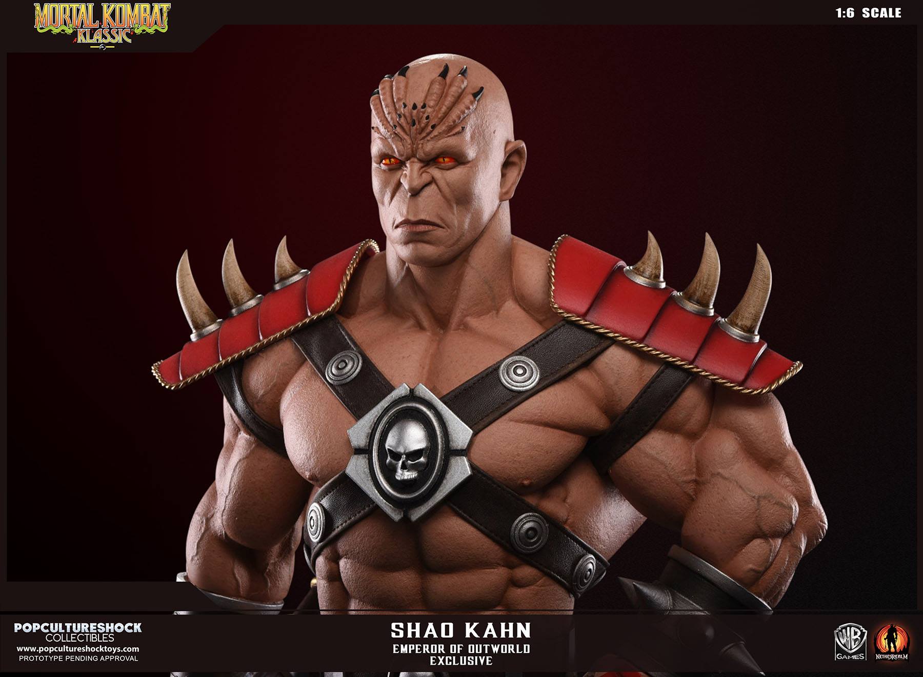 Bộ mặt thật của Shao Kahn khi không còn chiếc mặt nạ