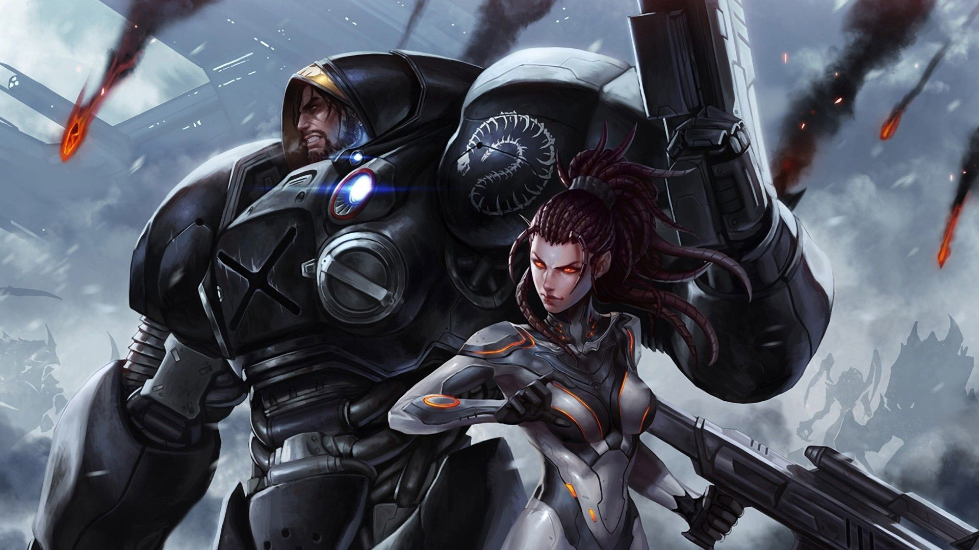 Jim Raynor cùng tình yêu bất tận Sarah Kerrigan của mình