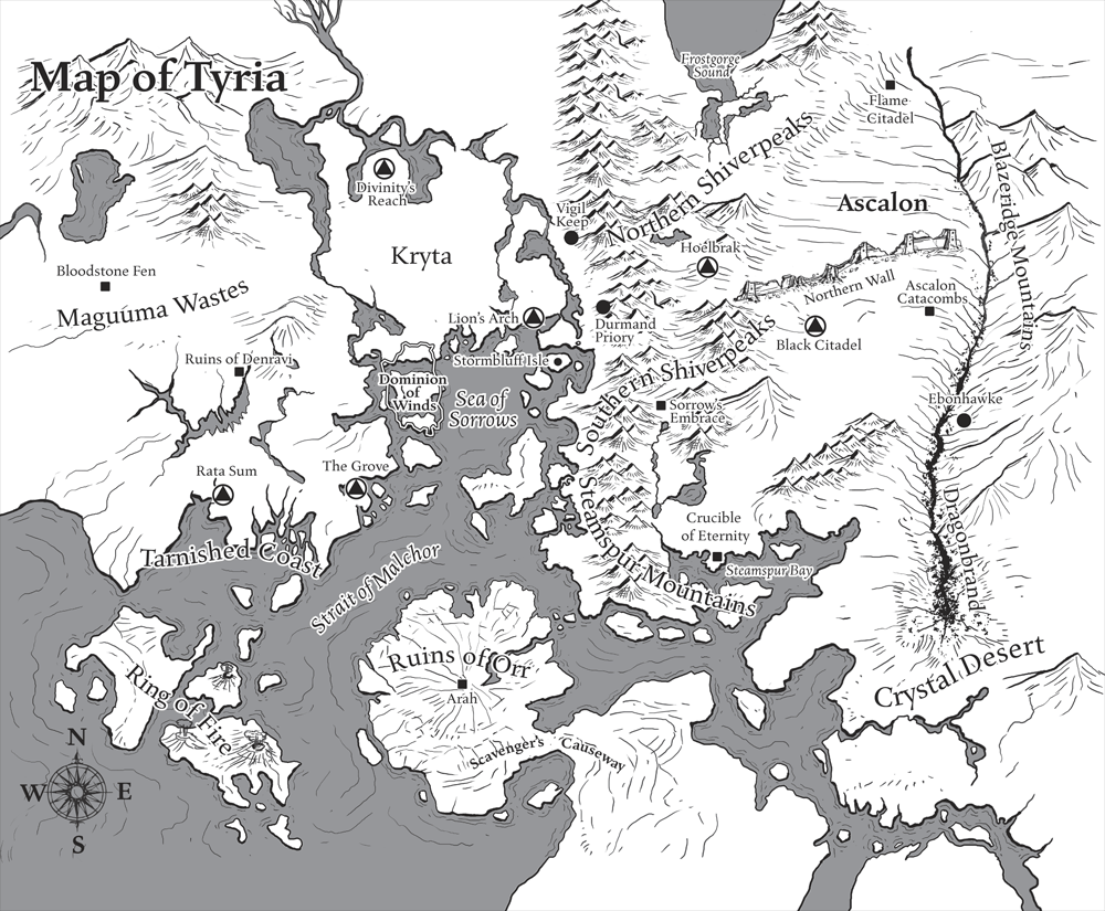 Bản đồ thế giới Tyria