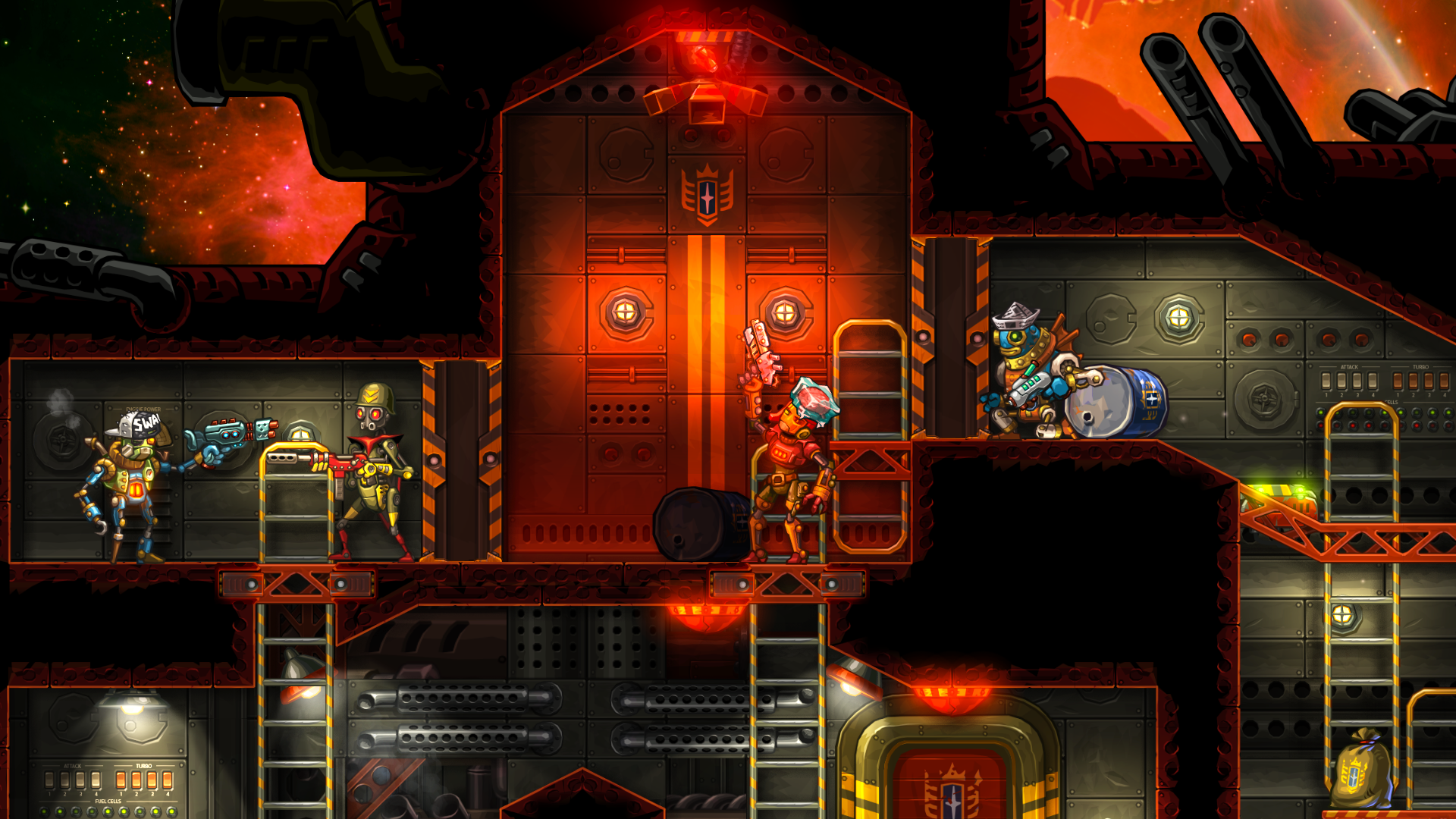 Có những game port từ PC qua cực kỳ chuẩn như Steamworld Heist