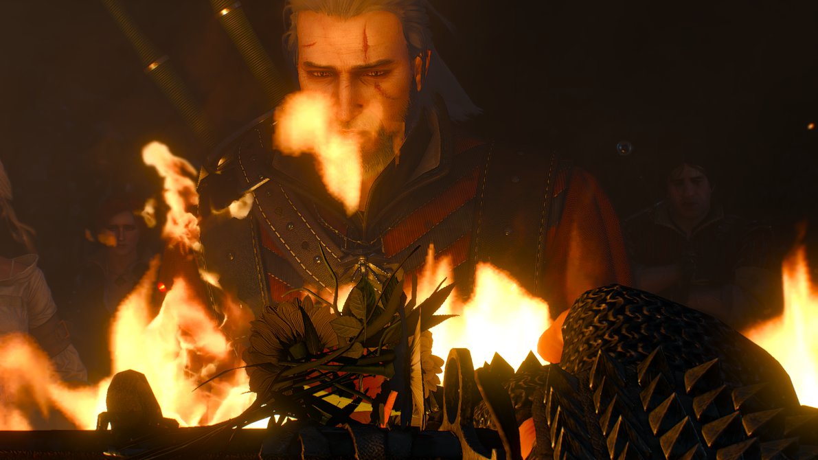 "Con sẽ nhớ những điều thầy chỉ dạy... Và sẽ luôn nhớ sự hy sinh của thầy"- Geralt
