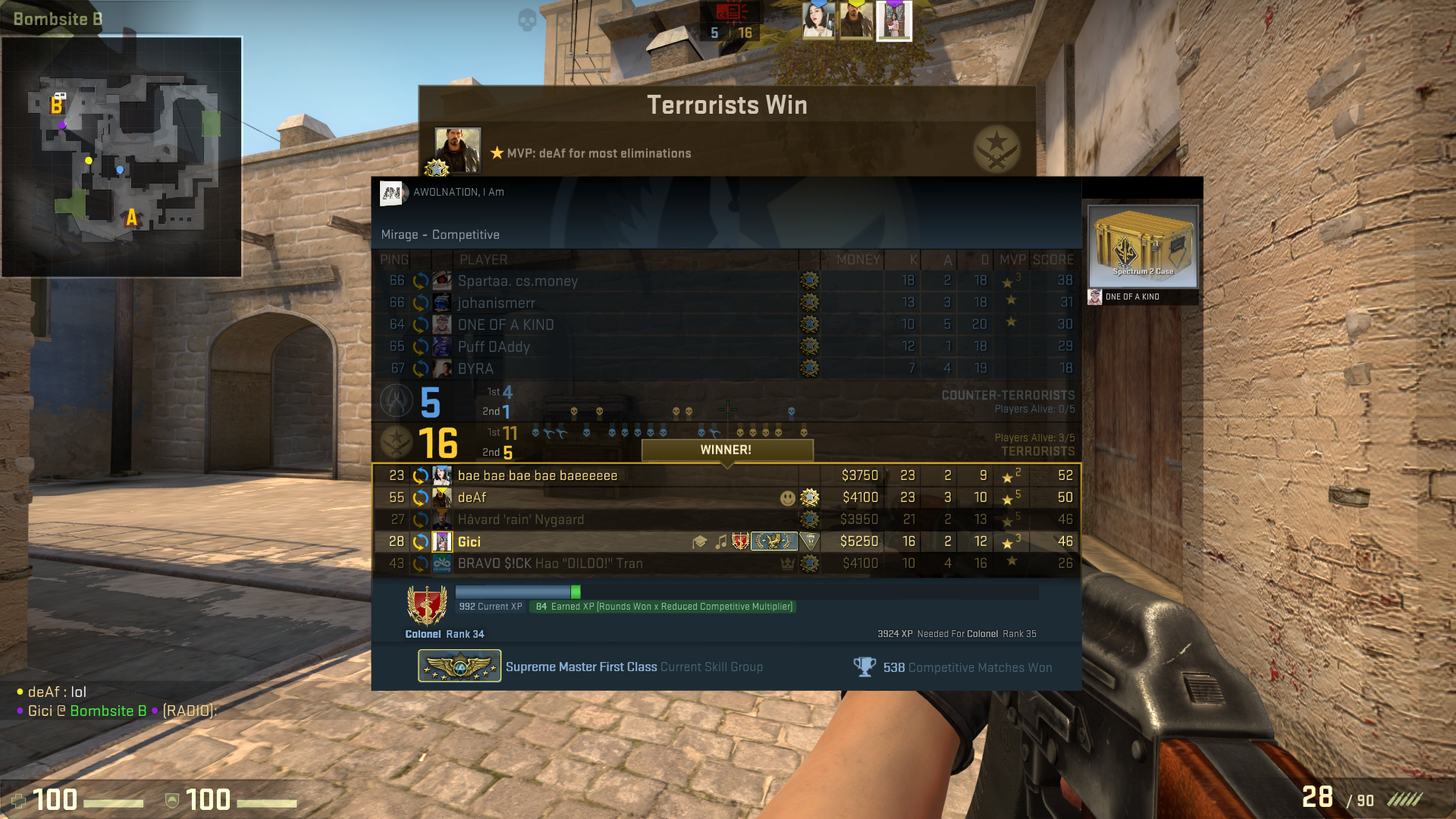 csgo rank 6