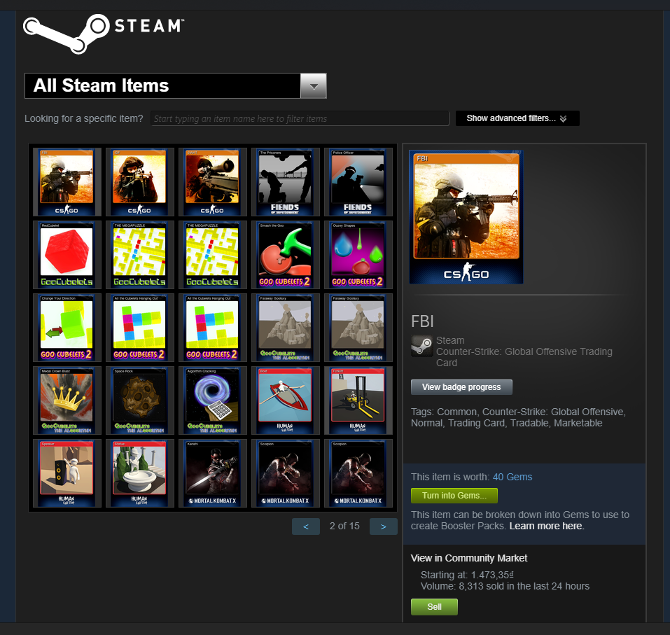 steam trading card 1 « Hiệp Sĩ Bão Táp