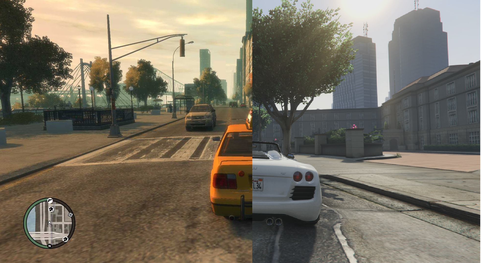 Đồ họa GTA4 và GTA5