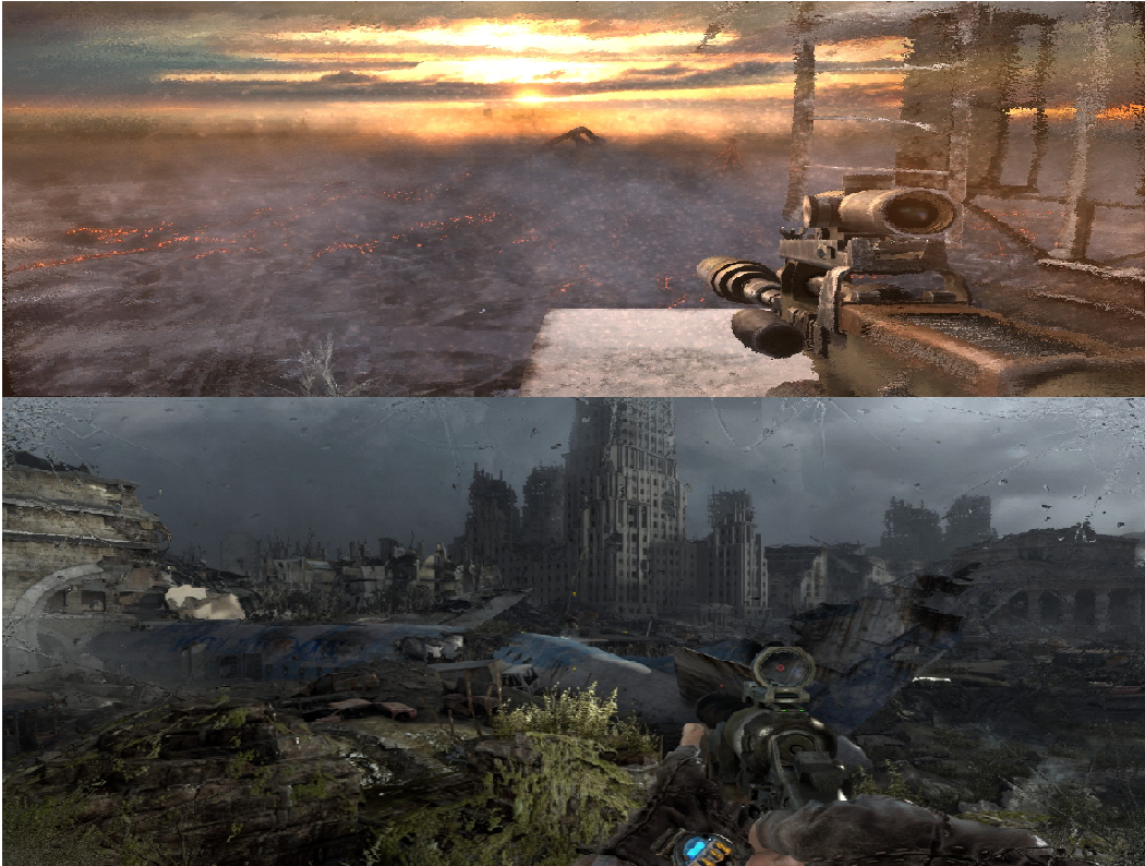 So sánh đồ họa Metro 2033 và Last light REDUX