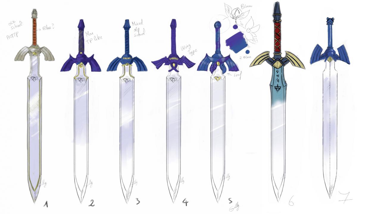 Master Sword trong series Zelda.