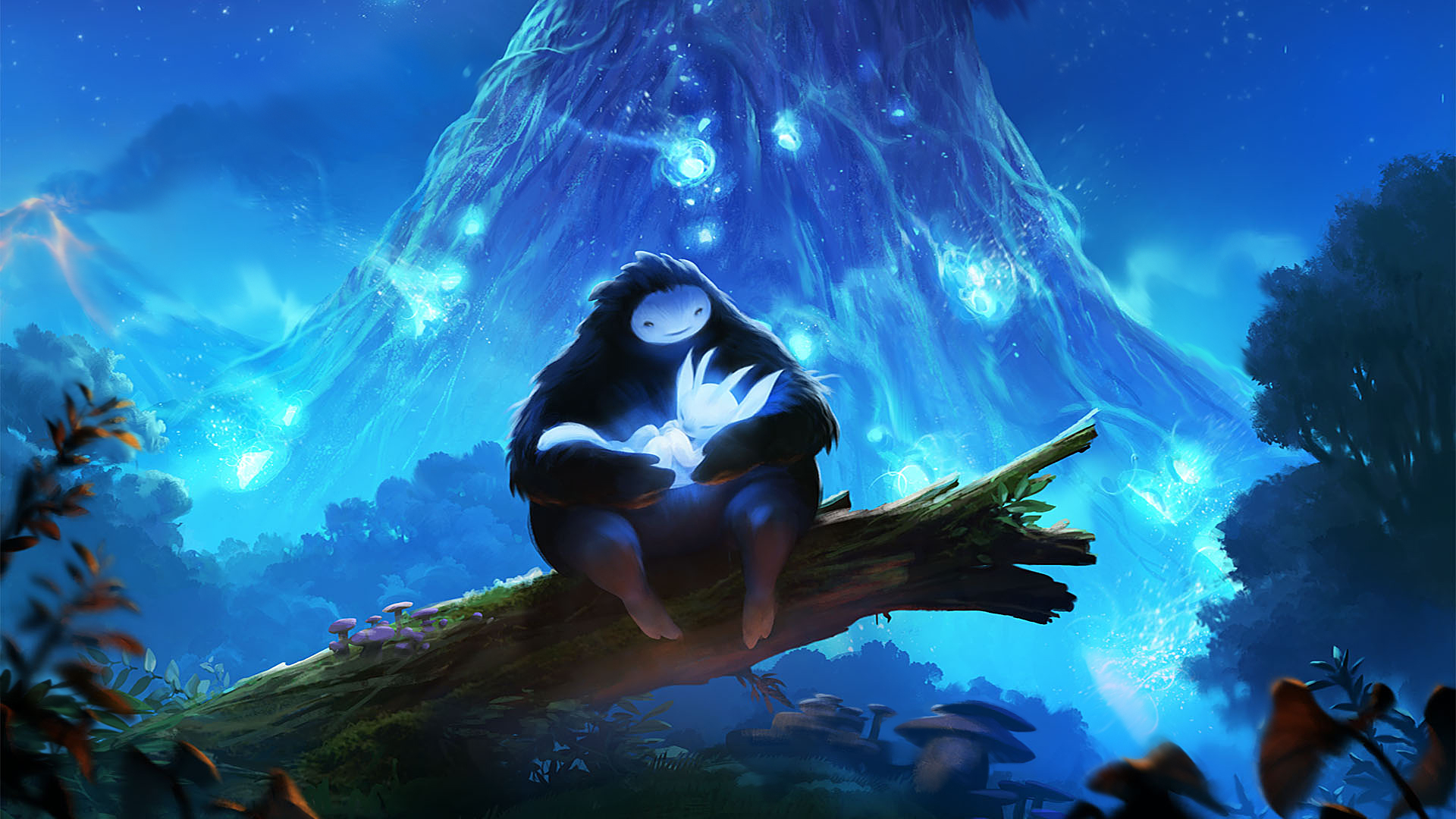 Một ảnh trong Ori and the Blind Forest (tạm dịch: Ori và Khu rừng mù)