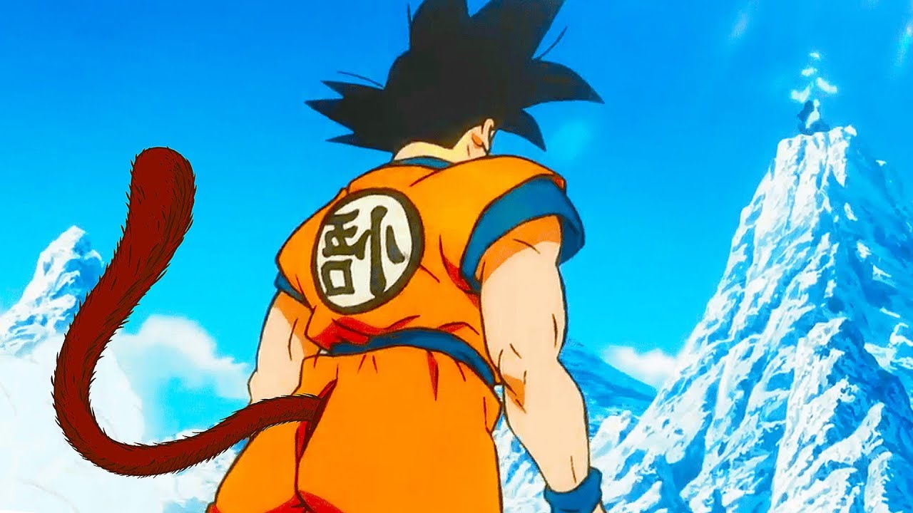 Đuôi của Son Goku - người Saiyan Vũ trụ 7 (ảnh fanmade thôi nhé các người anh em)